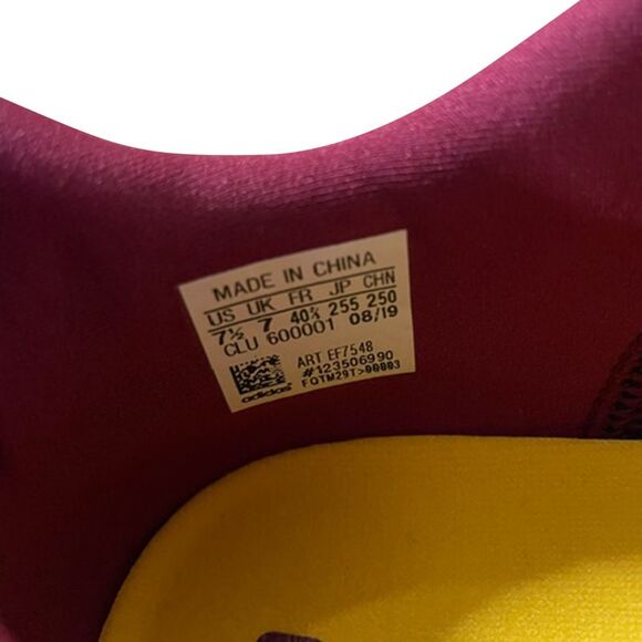 Adidas x Missoni Pulseboost HD Sneakers in Burgundy Knit Fabric - Picture 8 of 8